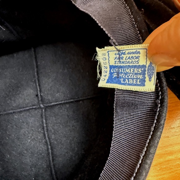 Vintage‎ Hat Couture Bow 1940'sSaks - Picture 6 of 8